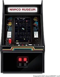 My Arcade Mini Player 10 Inch Arcade Machine: 20 لعبة مدمجة ، قابلة للعب بالكامل ، Pac-Man ، Galaga ، Mappy والمزيد ، شاشة ملونة 4.25 بوصة ، مكبرات صوت ، تحكم في مستوى الصوت ، مقبس سماعة رأس ، Micro USB بالطاقة