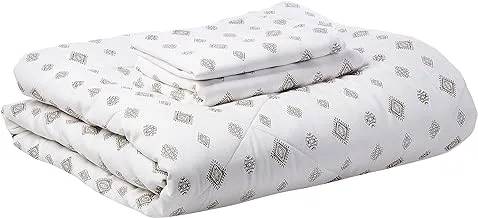 Swayam Zinnia Collection Single Bib Duvet Set, Multi-Colour, 150 X 220 cm, Bibs15014