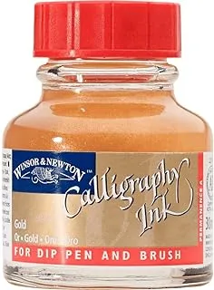 Winsor & Newton Calligraphy Ink 30ML Bottle-Gold