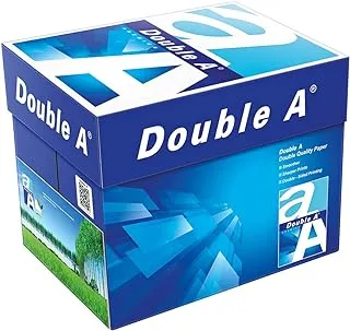 Double A - Printer Copy Paper, Size A4, GSM 80, 100 Pages Ream (Bundle of 24 Reams), DA005CS