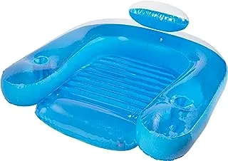 Poolmaster Paradise Water Chair Inflatable Swimming Pool Floats For Adults , Blue , 1 Pack , 85598