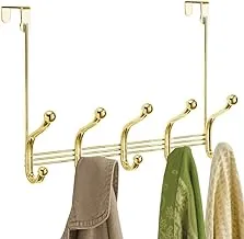 iDesign York Lyra Steel Over-The-Door 10-Hook Storage Rack - 5