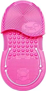 Sigma Beauty Sigma Spa® Express Brush Cleaning Glove- patented,with black and pink shades,free 2 year waranty,cruelty free & vegan,8 exclusive textures .