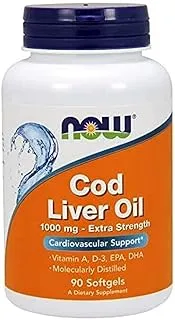 Now Foods, Cod Liver Oil, 1,000 Mg, 90 Softgels