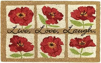 Dii Fun Greetings Home Décor Indoor/Outdoor Natural Coir Fiber Doormat