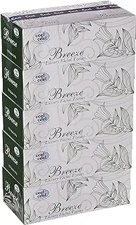 Cool & Cool Breeze Facial Tissues 150's 2 Ply (Pack of 30) - Soft, Soothing, and Convenient Box Pack for Refreshing Comfort 4500's