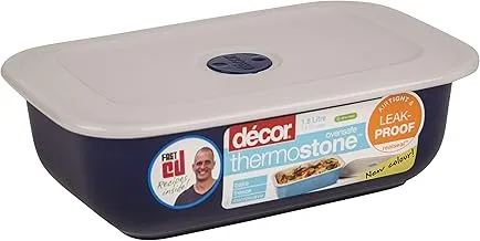 Décor Thermostone Realseal طبق خبز مستطيل 220347-004 ، 1.8 لتر