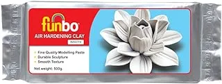 Funbo Air Hardening Clay White, 500 grams