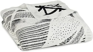 aden + anais Blanket, Midnight, 0 To 36 Months, White/Black, Piece of 1