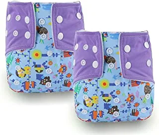 Pixie baby swim diapers pack of 2, pool diaper for baby boys girls reusable swimming pants waterproof swimwear diaper for unisex baby 0-3 years swimming lesson