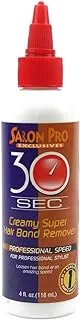 Salon Pro 30 Sec Creamy Super Hair Bond Remover, 4Oz