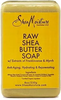 Cantu Shea Moisture Soap 8oz Bar Raw Butter (6 Pack)