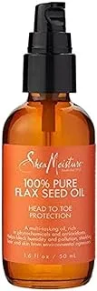 Shea Moisture 100% Pure Flax Seed Oil Head To Toe Protection, 47 ml