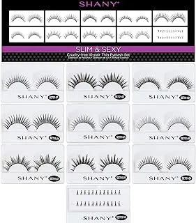 SHANY Cosmetics Eyelash Extend Assorted Reusable Eyelashes Thin Collection, 3.6 Ounce