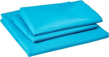 Ibed Home Solid Colors Bedsheets 3 Pieces Bedding Set, 200 Tc, King Size, Ibed Home Turquoise