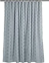 Amazon Basics Pleated Shower Curtain - 72 Inch, Grey