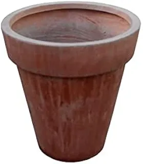 Dubai Garden Centre Fibre Cement Terracotta Pot, Medium