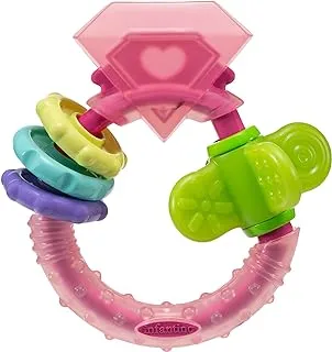 Infantino Chew & Play Ring Teether For Baby Suitable From 0 Months-Multicolor