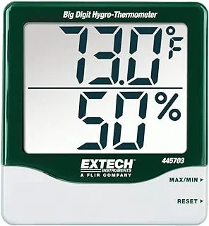 Extech - 445703 digit thermometer green and gray