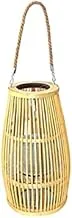 Dubai Garden Centre Round Legolas Natural Lantern, 43 cm Height