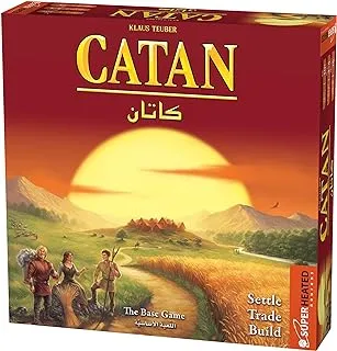 Superheated Neurons Catan Base Game | 3-4 Players | Official Version | English And Arabic Language | Family Game For Ages 10+ | Board Game - Strategy, Original - Made In Germany, ‎693602