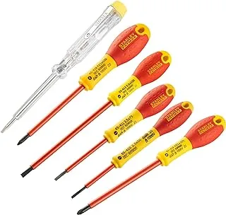 Stanley Red Insulated Screwdriver Tool Sets, 0-65-443