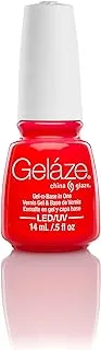 Gelaze Pool Party Gel And Base Nail Polish 14 Ml, Orange