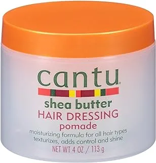 Cantu Shea Butter Hair Dressing Pomade 4 Ounce Jar (118ml) (2 Pack)