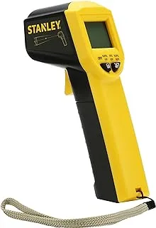 STANLEY STHT0-77365 High Accuracy Industrial Digital Infrared Thermometer With -38°C To 520°C Temperature Range & IP 20 For Dust Protection, 6 Months Warranty (Not for human body temperature)