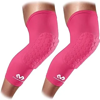 Knee Compression Sleeves: McDavid Hex Knee Pads Compression Leg Sleeve for Basketball, Volleyball, Weightlifting, and More - Pair of Sleeves