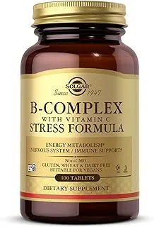 Solgar B-Complex With Vitamin C Stress Formula, 100 Tablets