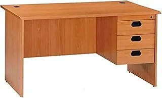 Olympic Nadbe120Kd Office Desk+Kd, Beech Colour