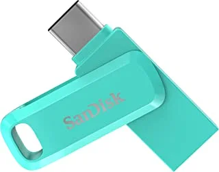 Sandisk 128GB Ultra Dual Drive Go Usb Type-C Flash Drive, Mint Green - Sdddc3-128G-G46G