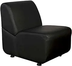 Mahmayi Coco Three Seater Black Modern Attractive And Comfortable Soft Custom Sofa -Black, Co_Sspu_Sbl