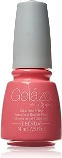 Gelaze neon and on and on gel and base nail polish 14 ml, light pink