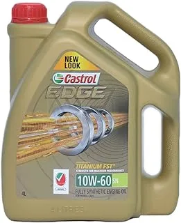 Castrol Fully Synthetic Engine Oil 4L 10W 60, 56411, Edge