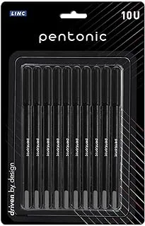 Pentonic LINC 0.7 mm Ball Point Pen (Black Ink, Pack of 10)