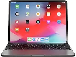 لوحة مفاتيح بلوتوث من الألمنيوم من Brydge Bry4011A لجهاز Ipad Pro 11.0 بوصة ، لوحة مفاتيح باللغتين العربية والإنجليزية - فضي