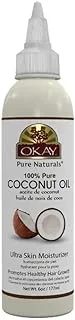 Okay 100% Pure Coconut Oil Ultra Skin Moisturizer, 6Oz