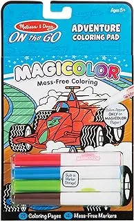 Melissa & Doug On The Go Magic Color Coloring Pad: Adventure - 18 Pages And 4 Markers