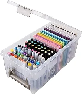 Artbin marker storage satchel translucent clear