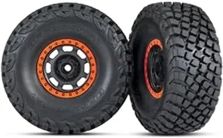 إطارات تراكساس انليميتد ديزرت ريسر BFGoodrich Baja KR3 المثبتة مسبقًا ، أسود ، 8472