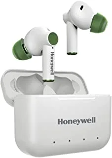 Honeywell Moxie V1000 Truly Wireless Earbuds, Bluetooth V5.0, 2 hrs uninterrupted Music with 10 mins of Charge, Dynamic 10mm*2 Drivers, 200mAh Battery, IPX4 Water Resistance, Voice Assistant Enabled