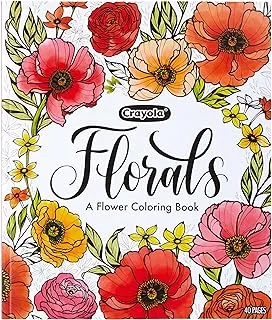 CRAYOLA 40-Page Coloring Book, Colors In Bloom