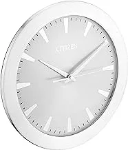 Citizen Cc2003 Gallery Wall Clock, Silver-Tone