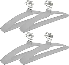 Kuber Industries 24 Piece Plastic Hanger ، رمادي ، Cthang12