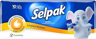 Selpak 4 Ply Lotioned Hanky 10 Packs