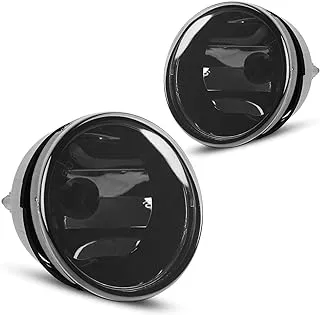 Autosaver88 Fog Lights Compatible With Nissan Titan 2004-2015 Armada 2005 2006 2007 (Oe Style Smoke Lens W/ 889 12V 37.5W Bulbs)