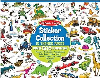 Melissa & Doug And Sticker Collection - Blue, Multi, 4246, 3 Years-And Up