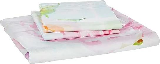 Raymond Home Charming Glory Collection Flat Double Bedsheet With 2 Pillow Cover, 274 X Cm, Multi-Colour, 003850-Bf01